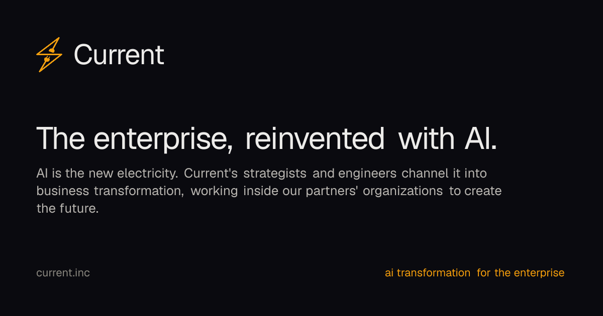 Conduit: agentic orchestration platform · Current